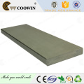 Solid outside smooth surface composite decking